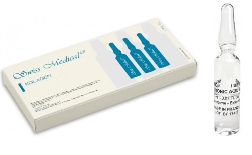 Ampułki Kolagen Przeciwzmarszczkowe, Ujędrniające 2w1 Swiss Medical