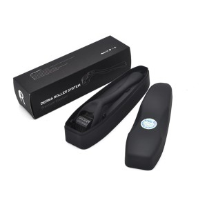  Derma Roller Black Matte Tytan 540 Pielęgnacja Zarostu 2.5 mm