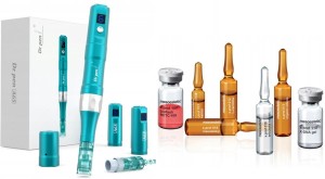 Dermapen A6s Mezoterapia Mikroigłowa + Serum Ampułka