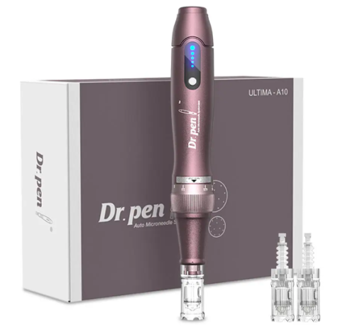 Dermapen A10w Mikroigłowa Mezoterapia + 10 kartridży