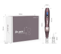 Dermapen A10w Mikroigłowa Mezoterapia + 10 kartridży
